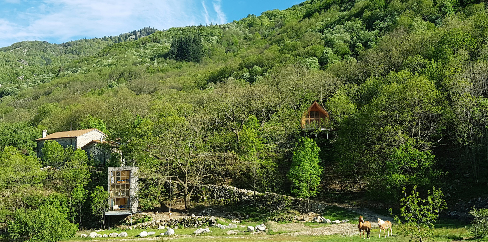 Cabanes insolites et Chambres d'hôtes en Ardèche