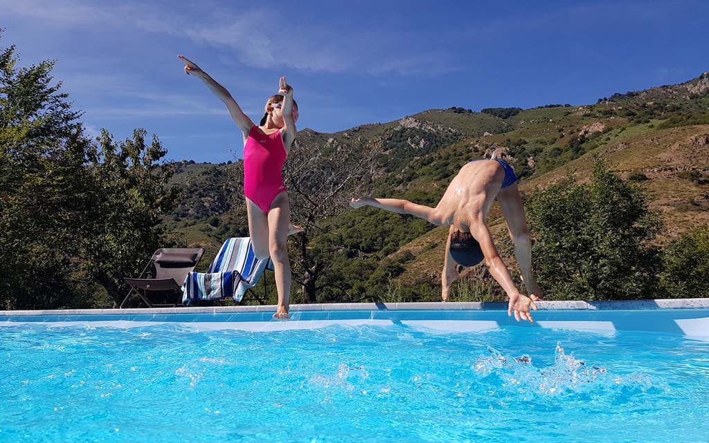 piscine - les cabanes du loup bleu