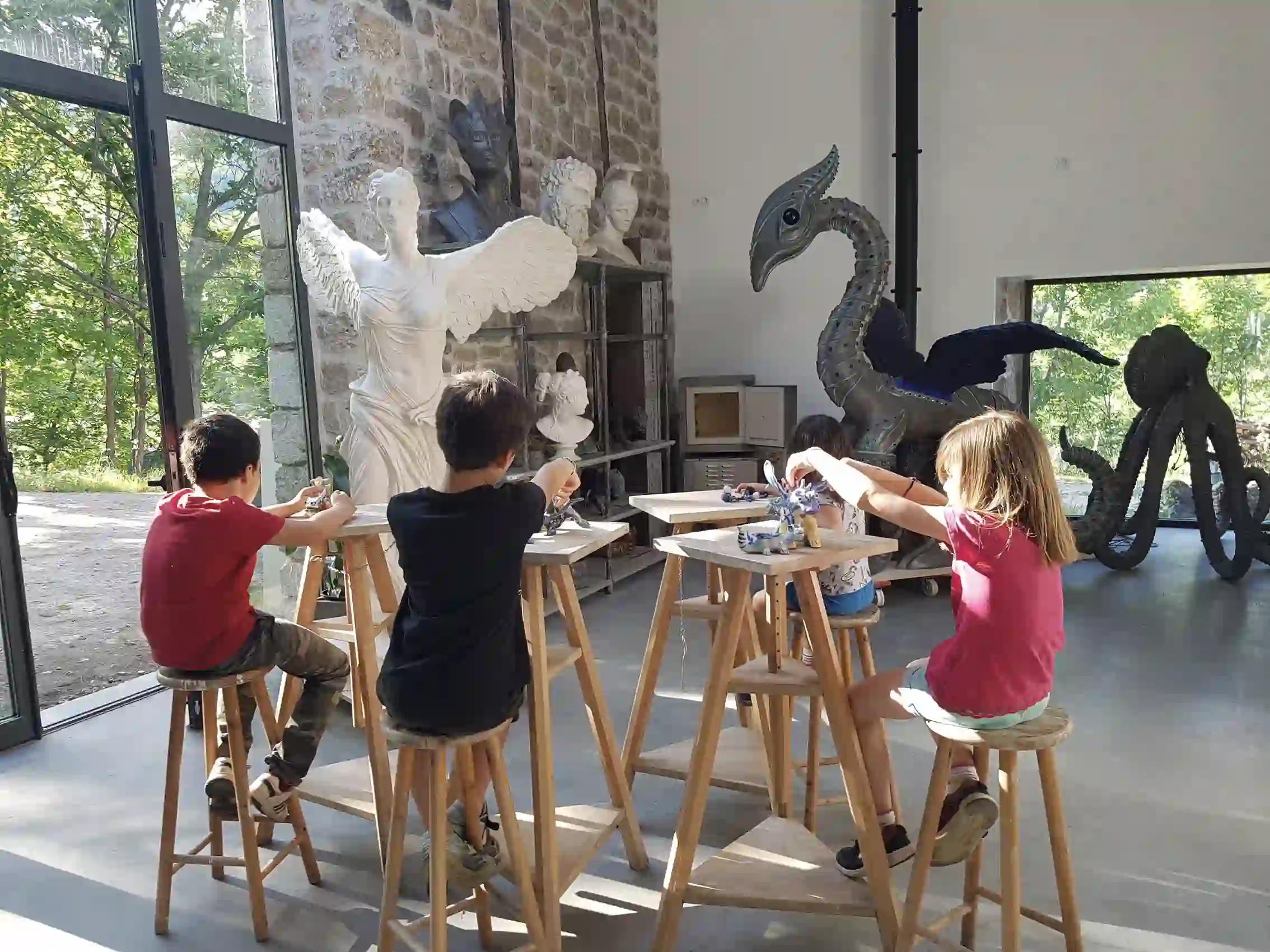 Atelier créatif - Les Cabanes du Loup bleu